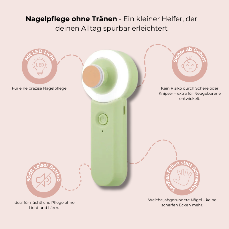Nailidoo - Elektrische Nagelfeile für Babys